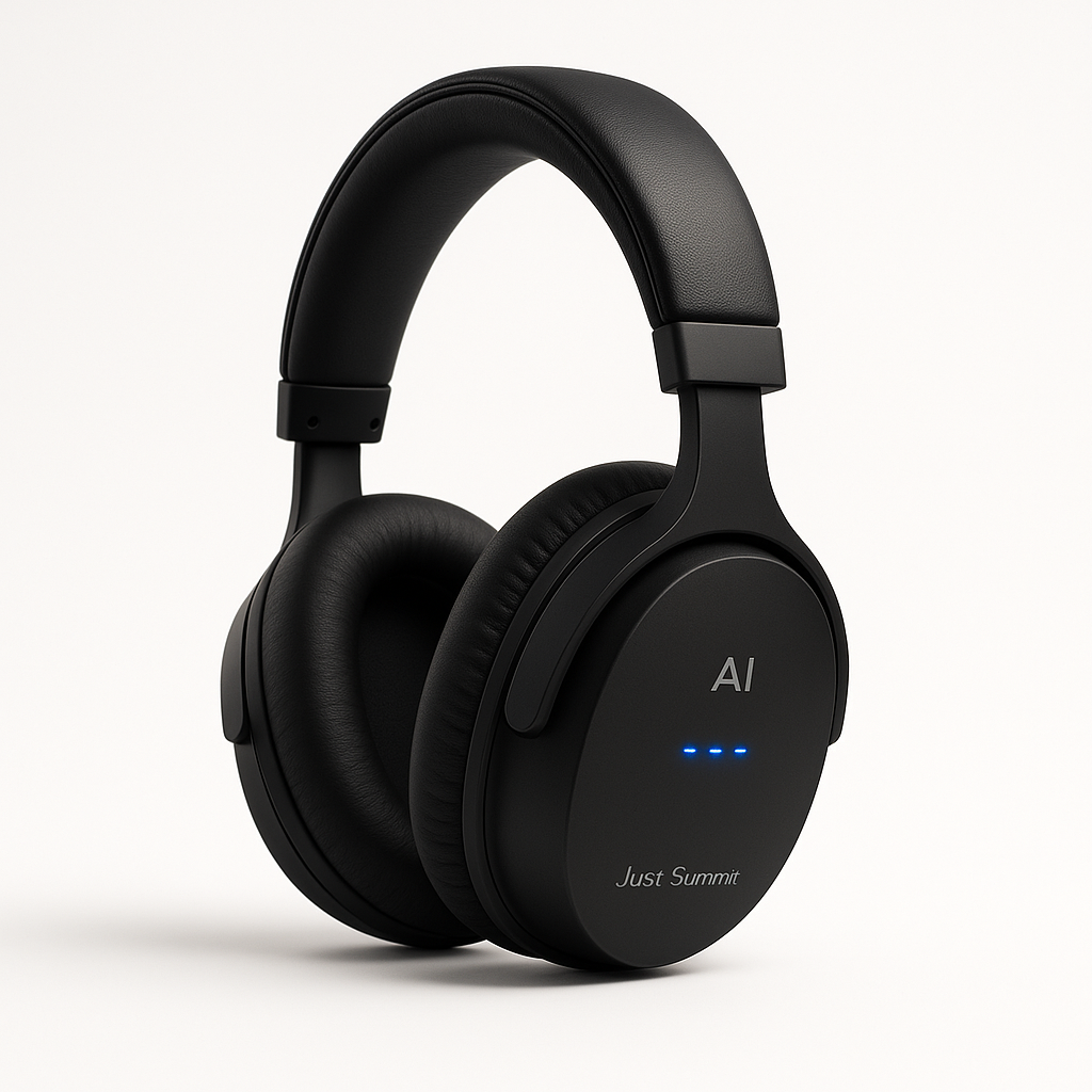 AI Headphones Side View
